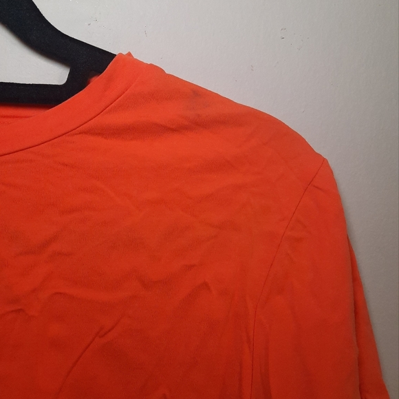 SHEIN: Orange Cropped Top with Crochet Details - Picture 5 of 5